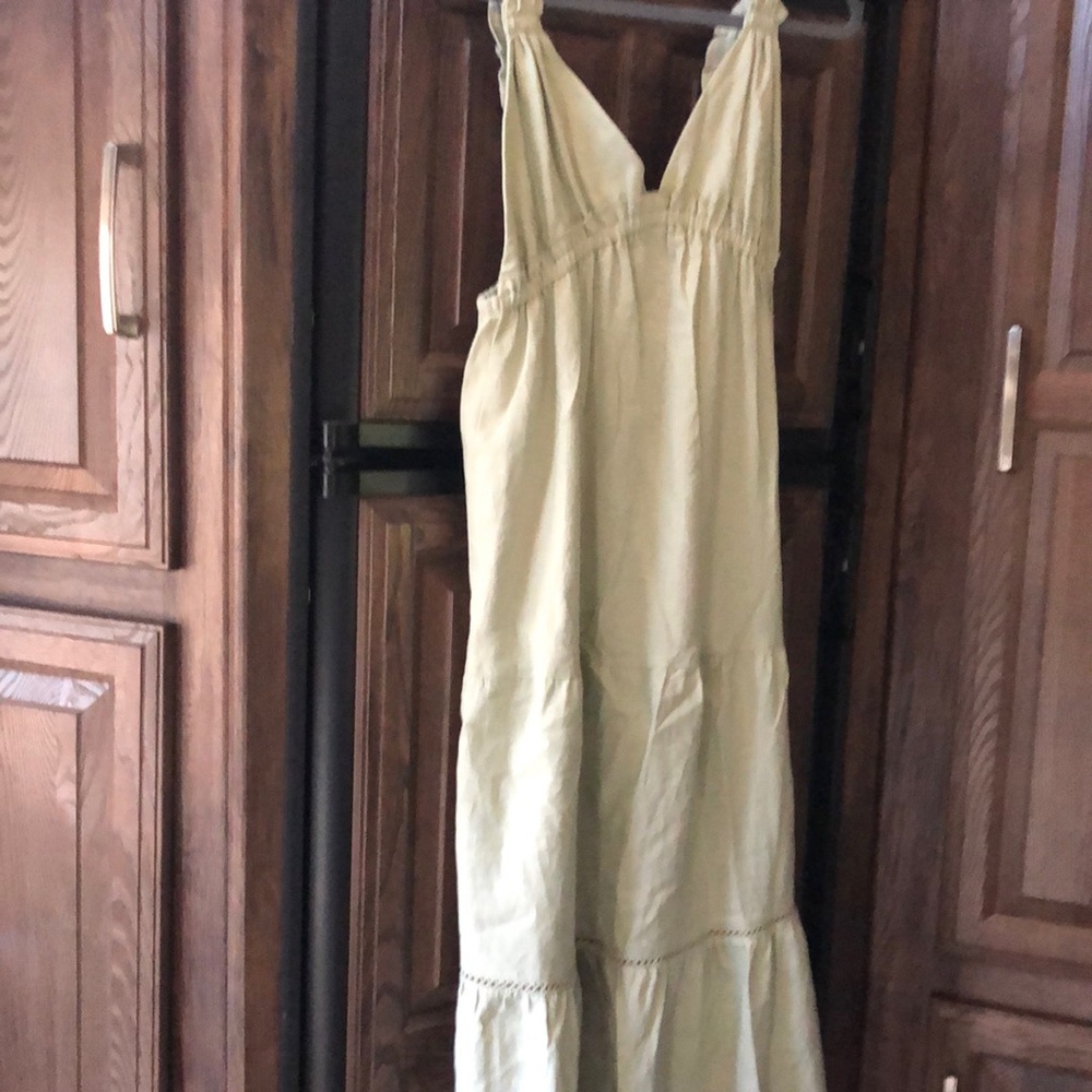 Summer light green dress